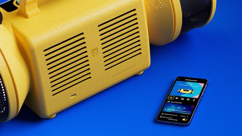 Philips Speaker The Tube Tams80y/00 Giallo