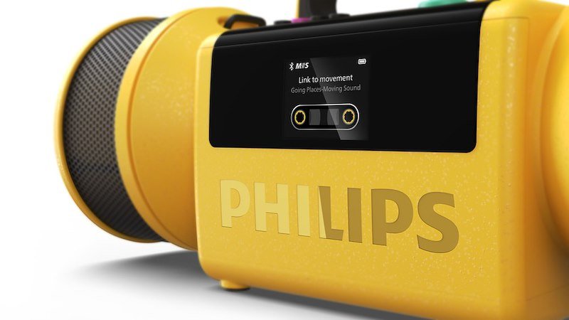 Philips Speaker The Tube Tams80y/00 Giallo