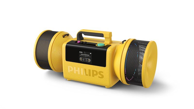 Philips Speaker The Tube Tams80y/00 Giallo