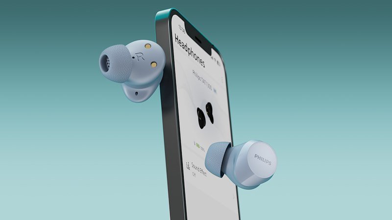 Philips Auricolari True Wireless Tat1300lb/00 Light Blue