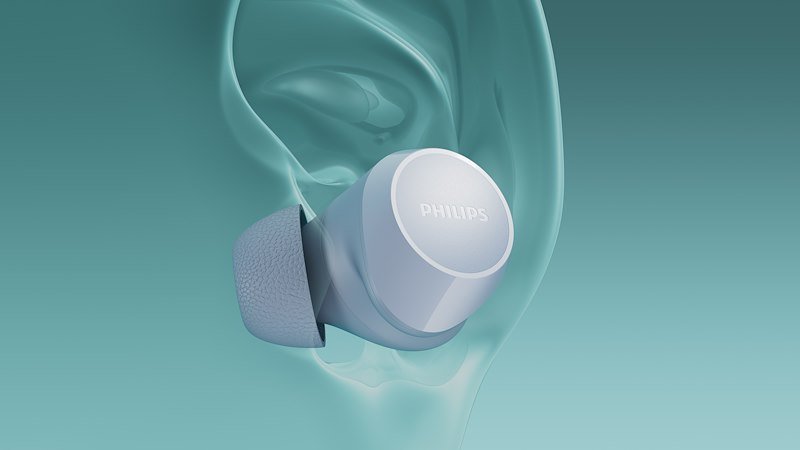 Philips Auricolari True Wireless Tat1300lb/00 Light Blue