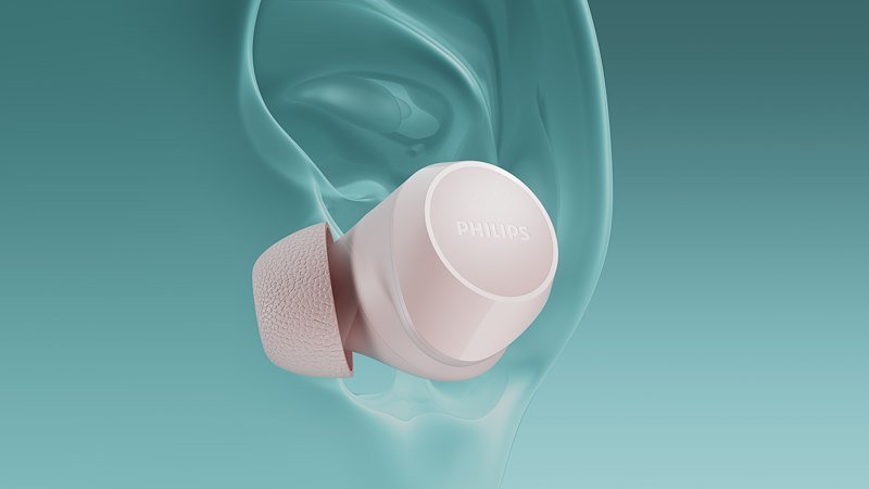 Philips Auricolari Tat1300pk/00 Pink