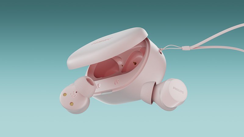 Philips Auricolari Tat1300pk/00 Pink