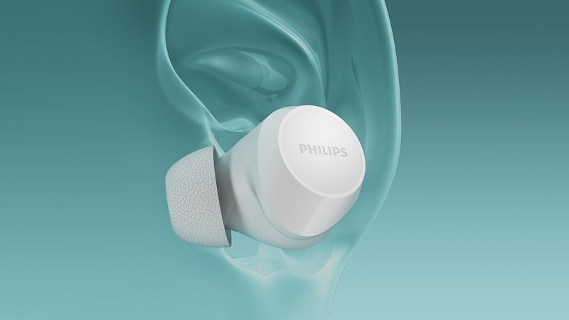 Philips Auricolari Tat1300wt/00 White