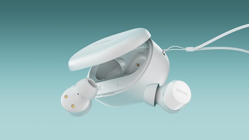 Philips Auricolari Tat1300wt/00 White