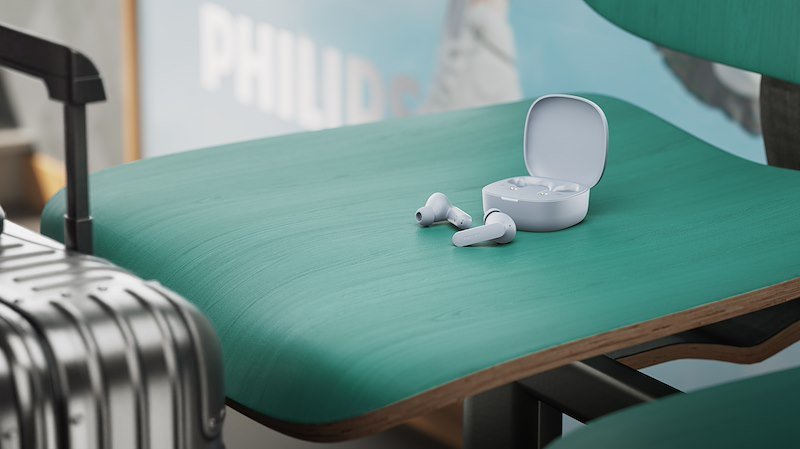 Philips Auricolari Tat2100lb/00 Light Blue