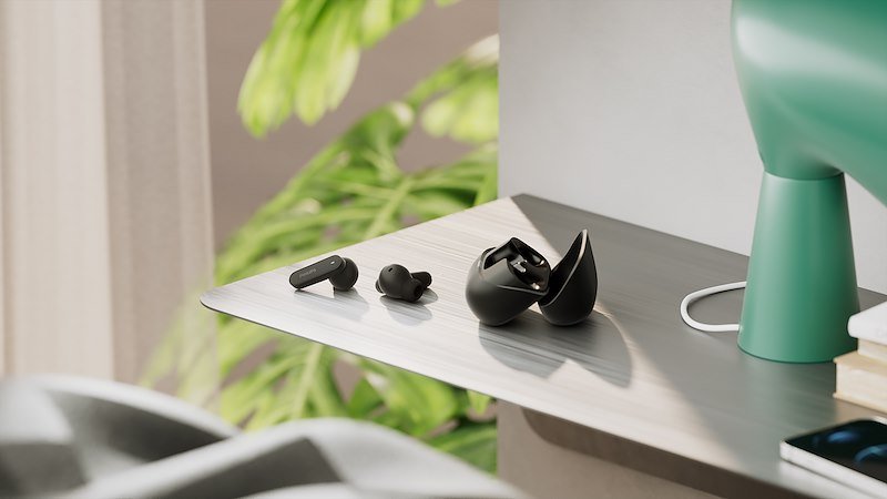 Philips Auricolari con Cancellazione del Rumore Tat3000bk/00 Black