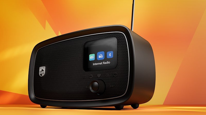 Philips Radio Portatile The Janet XL Tav2500c/00 Nero