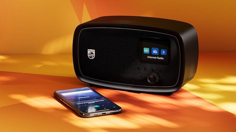 Philips Radio Portatile The Janet XL Tav2500c/00 Nero