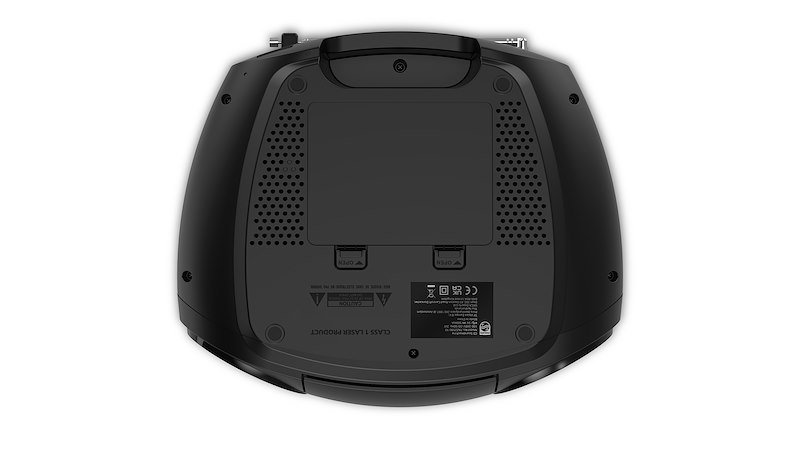 Philips Radioriproduttori con lettore CD e cassette Taz2500/10 Nero