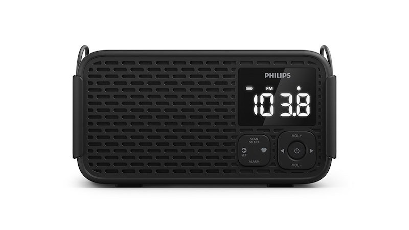 Philips Radio Analogica di Emergenza con Display Digitale Tar3500/00 Black