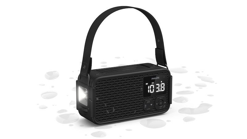 Philips Radio Analogica di Emergenza con Display Digitale Tar3500/00 Black