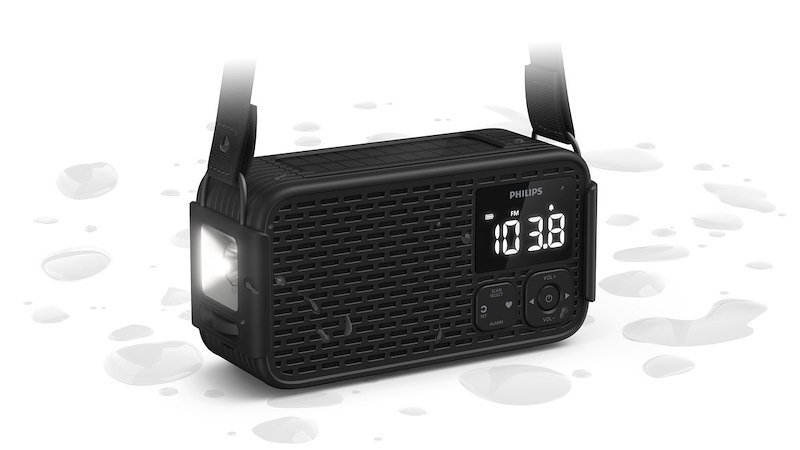 Philips Radio Analogica di Emergenza con Display Digitale Tar3500/00 Black