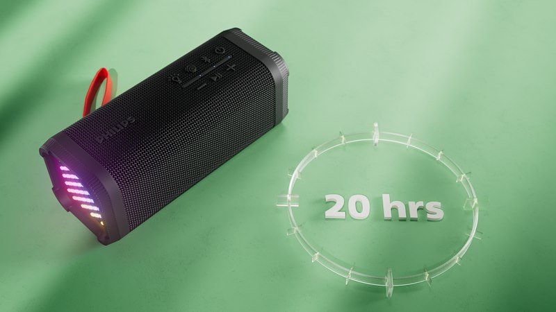 Philips Bluetooth Speaker Tas2000bk/00