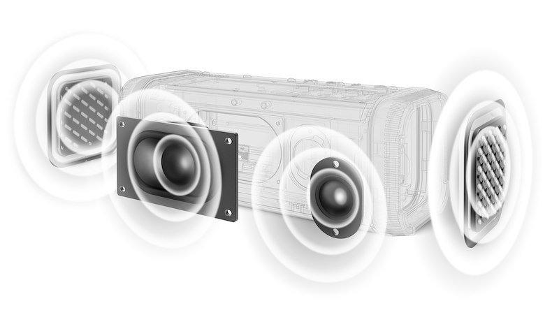Philips Bluetooth Mini Speaker Tas5000eb/00 Black