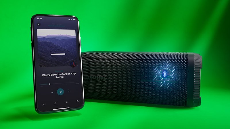 Philips Bluetooth Mini Speaker Tas5000eb/00 Black