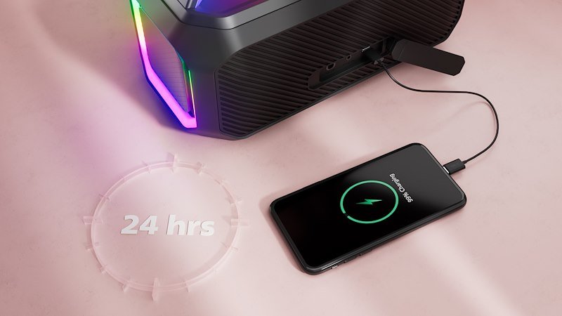 Philips Bluetooth Speaker Tas7000eb/00 Black