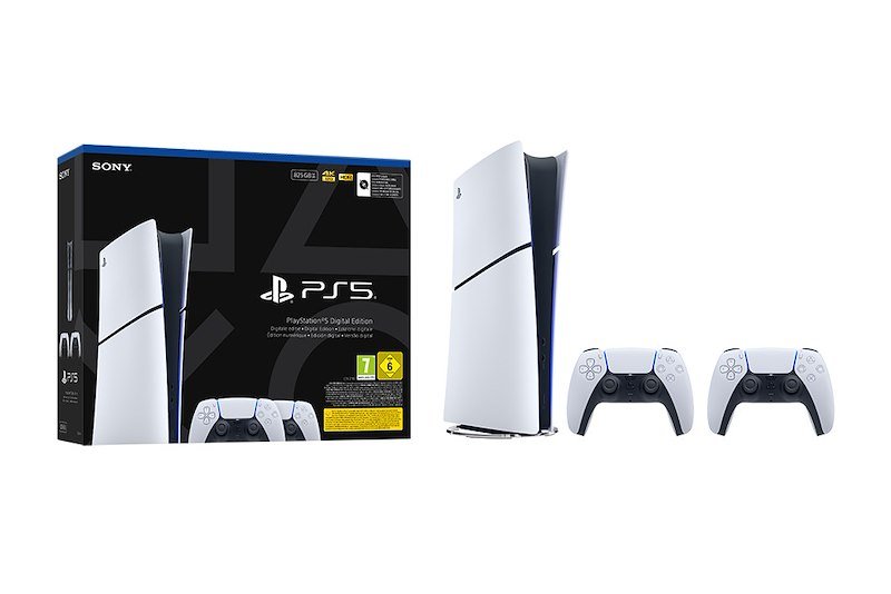Sony Bundle PlayStation®5 edizione digitale 825 GB- due controller wireless DualSense®