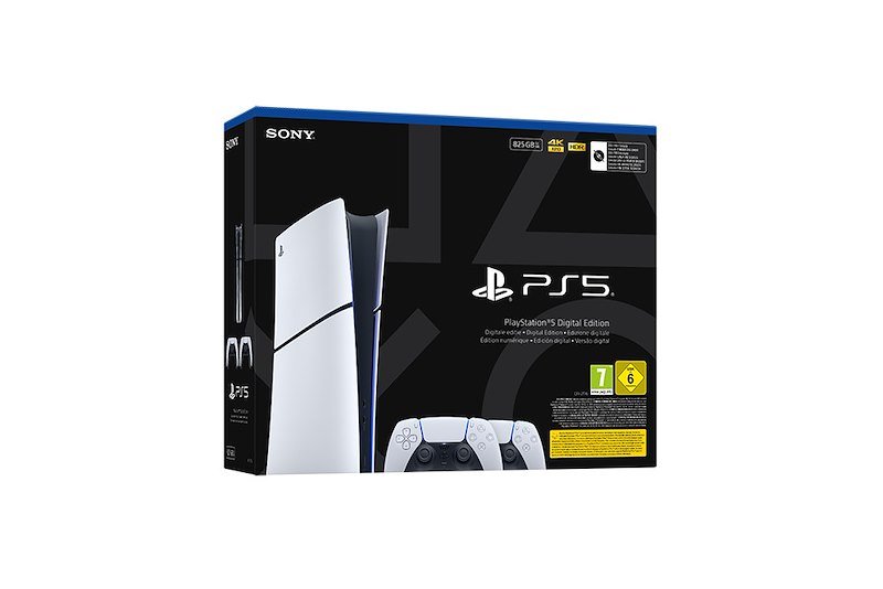 Sony Bundle PlayStation®5 edizione digitale 825 GB- due controller wireless DualSense®