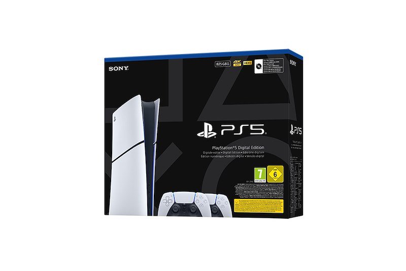 Sony Bundle PlayStation®5 edizione digitale 825 GB- due controller wireless DualSense®