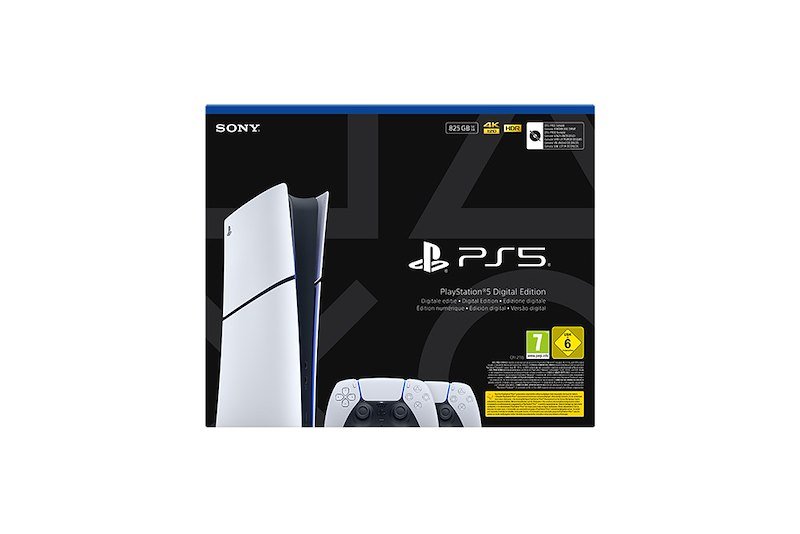 Sony Bundle PlayStation®5 edizione digitale 825 GB- due controller wireless DualSense®