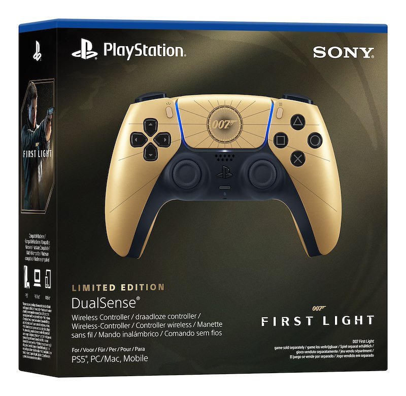 Sony DualSense Wireless Controller – 007 First Light Limited Edition Nero Oro