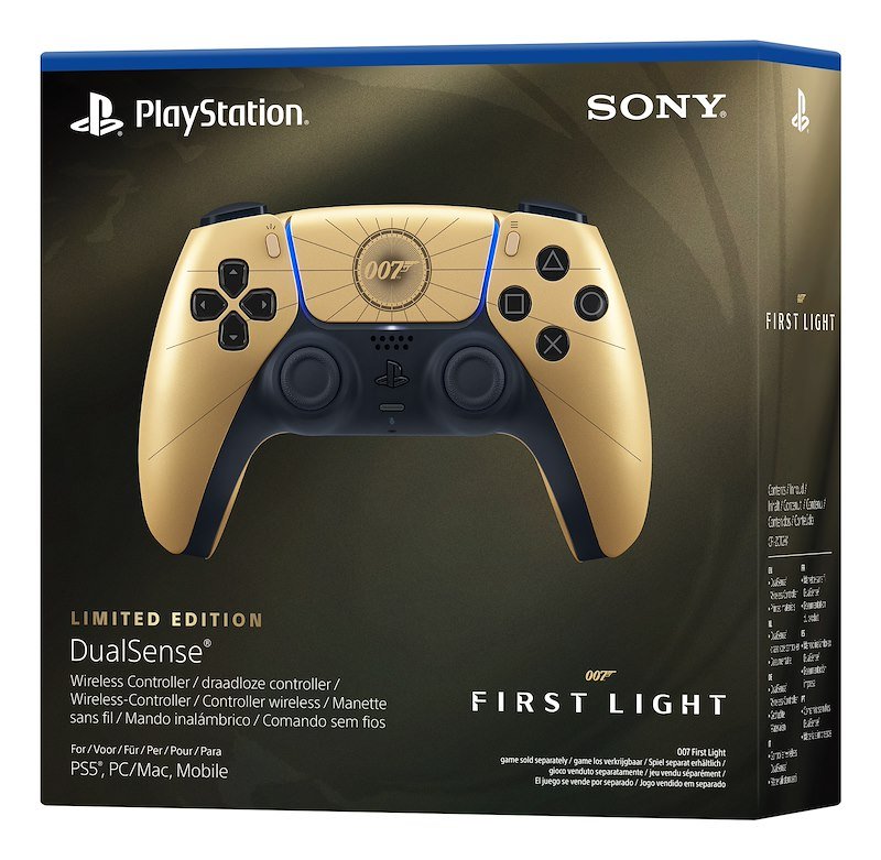 Sony DualSense Wireless Controller – 007 First Light Limited Edition Nero Oro