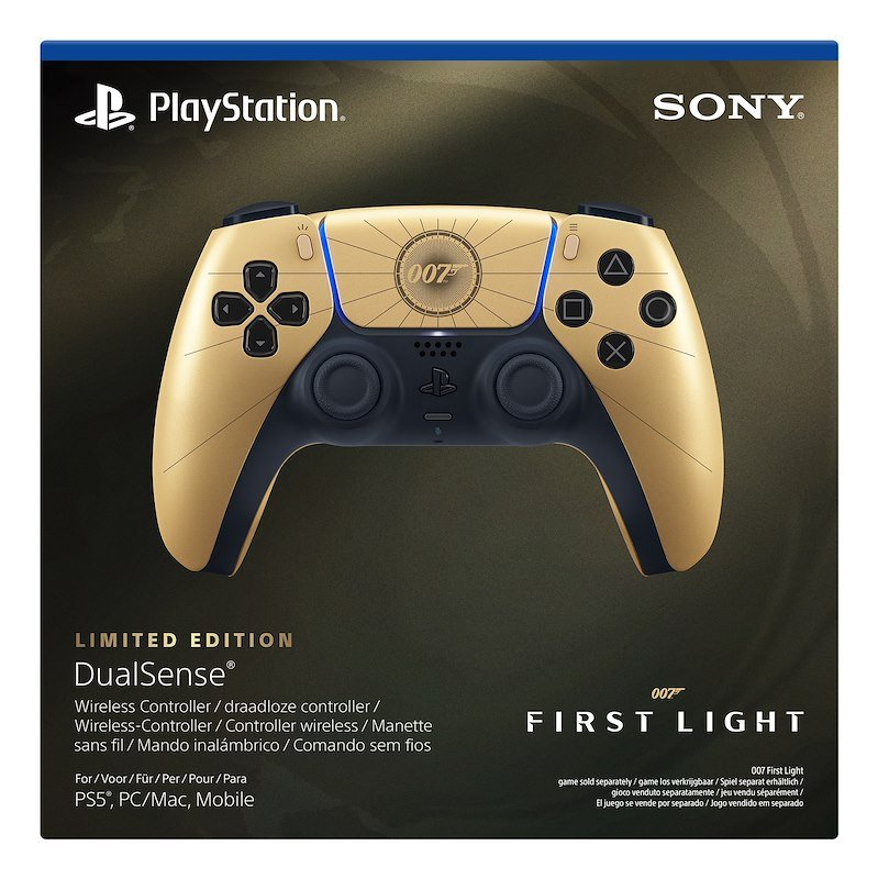 Sony DualSense Wireless Controller – 007 First Light Limited Edition Nero Oro
