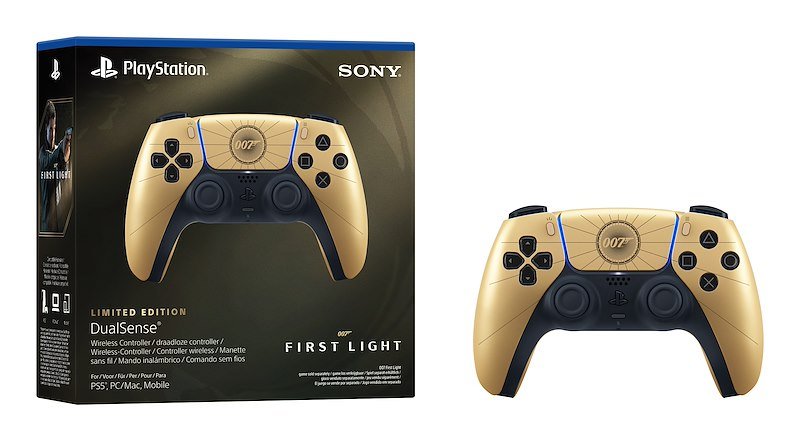 Sony DualSense Wireless Controller – 007 First Light Limited Edition Nero Oro