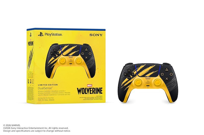 Sony Controller DualSense Marvel's Wolverine Battle Yellow L.E.