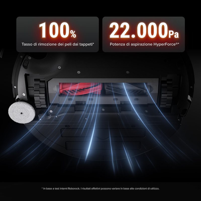 Roborock Robot Aspirapolvere Saros 10 Nero