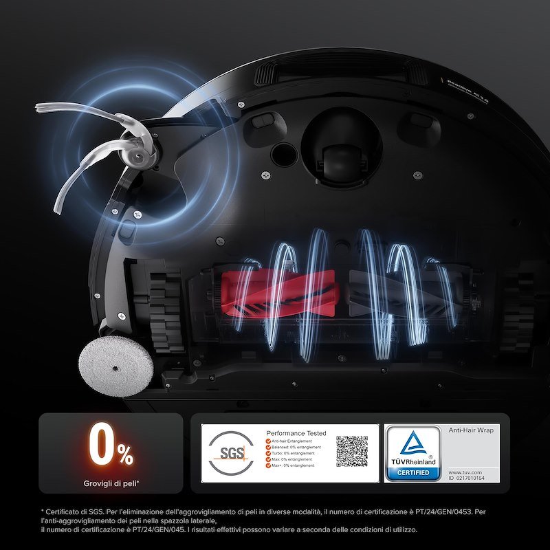 Roborock Robot Aspirapolvere Saros 10 Nero