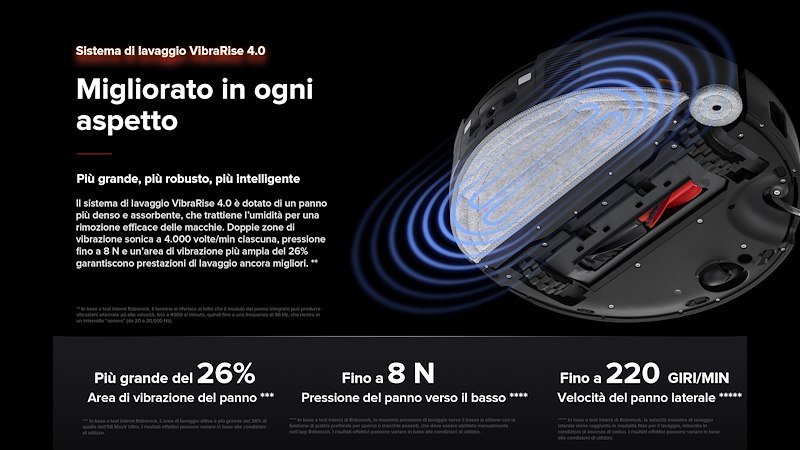 Roborock Robot Aspirapolvere Saros 10 Nero