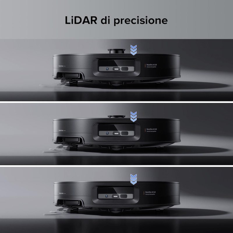 Roborock Robot Aspirapolvere Saros 10 Nero