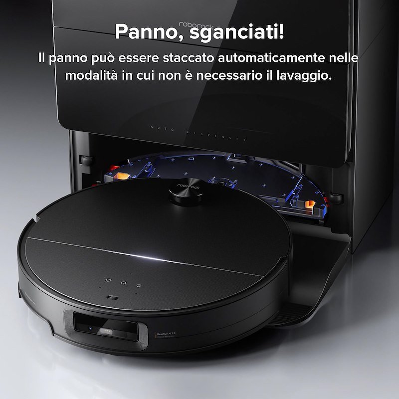 Roborock Robot Aspirapolvere Saros 10 Nero