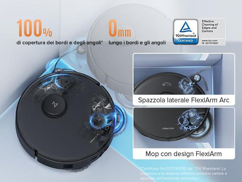 Roborock Robot Aspirapolvere Roborock Qrevo Edge 5V1 Neroi