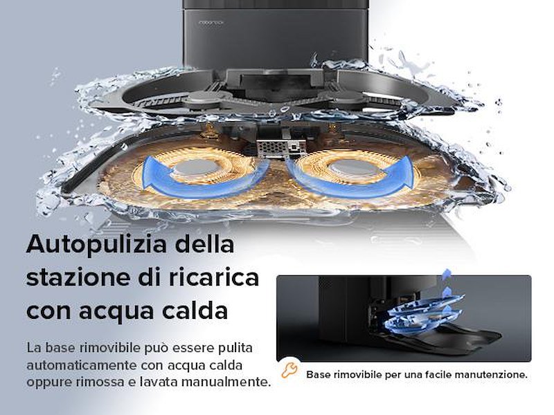 Roborock Robot Aspirapolvere Roborock Qrevo Edge 5V1 Neroi