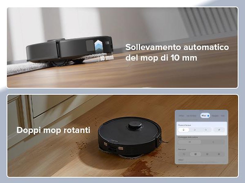 Roborock Robot Aspirapolvere Roborock Qrevo Edge 5V1 Neroi