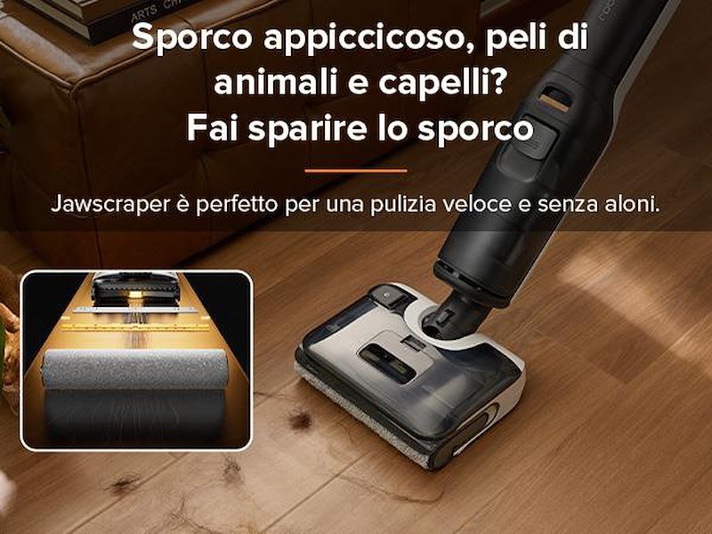 Roborock Lavapavimenti F25 Nero