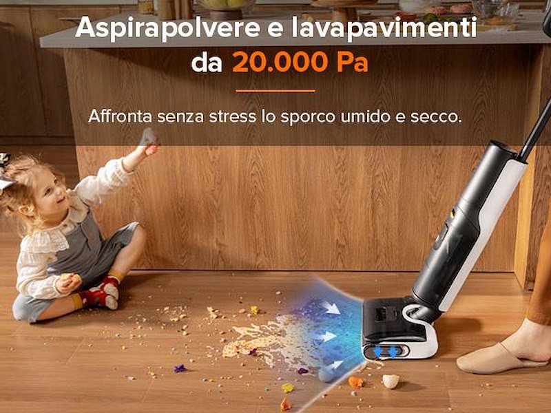 Roborock Lavapavimenti F25 Nero