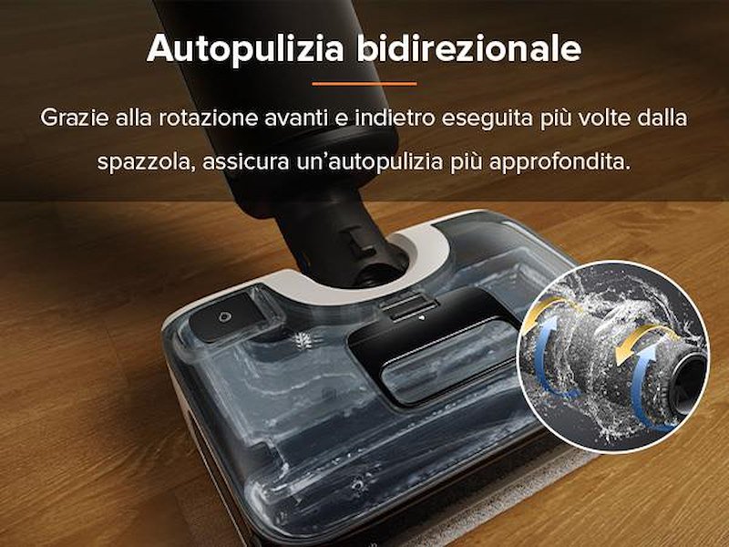 Roborock Lavapavimenti F25 Nero