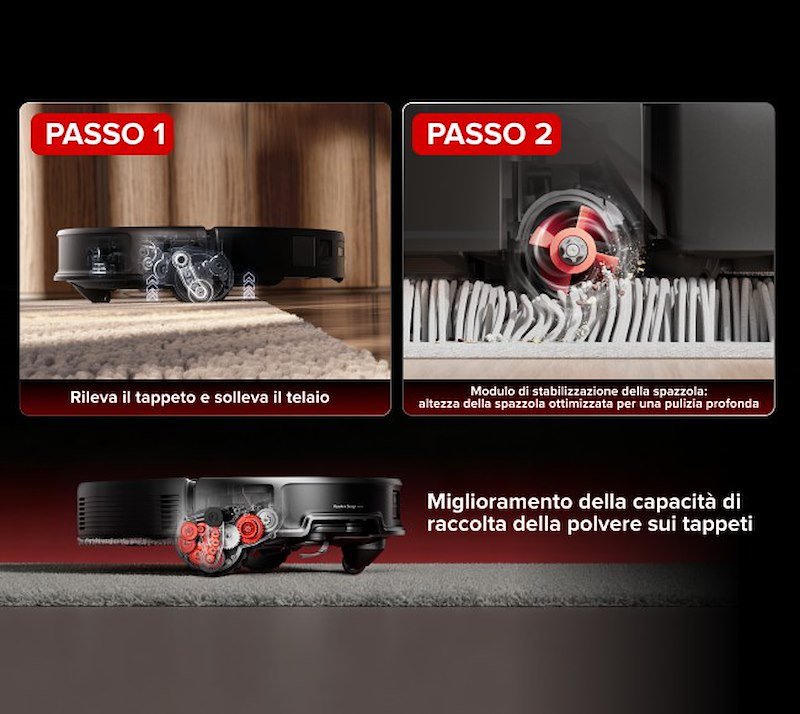 Roborok Aspirapovere robot Saros X20 nero