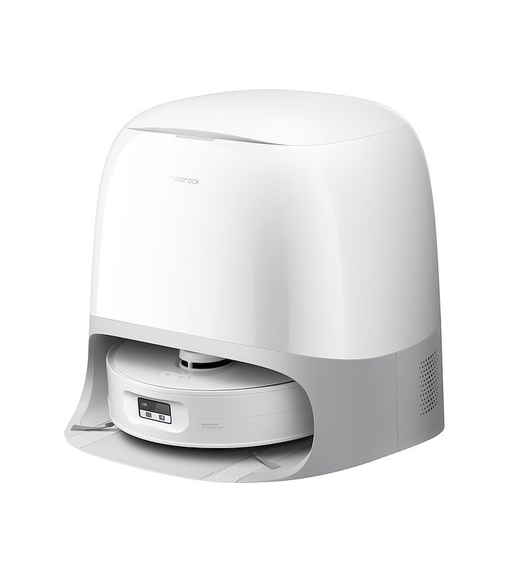 Roborock Robot Aspirapolvere lavapavimenti Qrevo Curv 2 FlowX Bianco