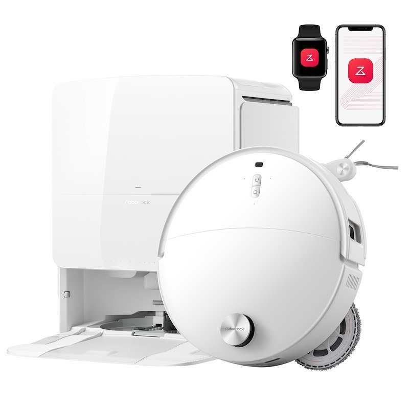 Roborock Robot Vacuum Cleaner Qrevo Edge 2 Pro bianco
