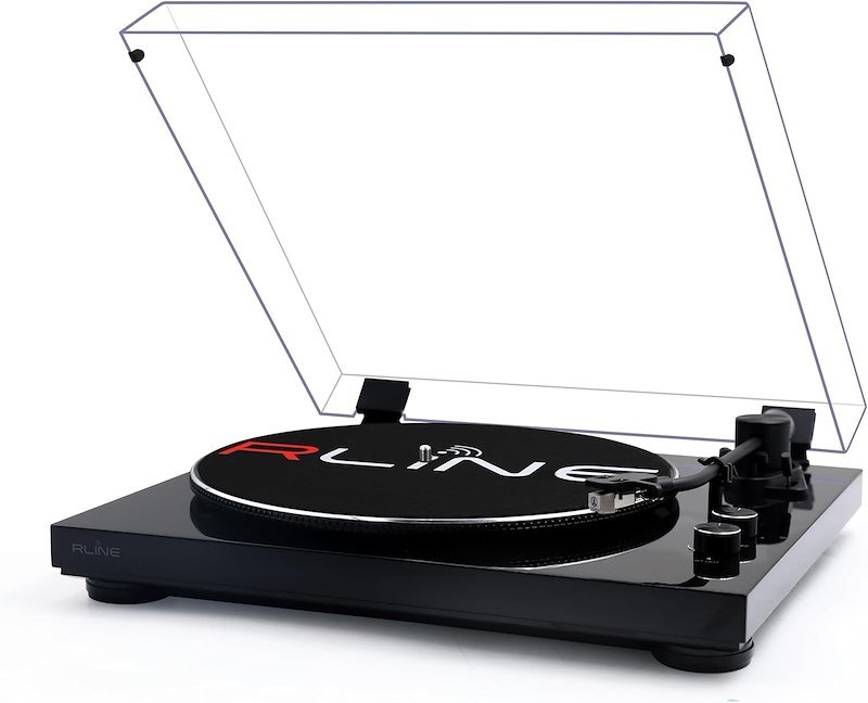 Rline giradischi Rltn11gb nero lucido