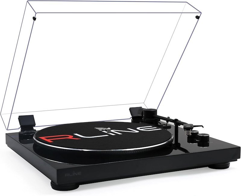 Rline giradischi Rltn11gb nero lucido