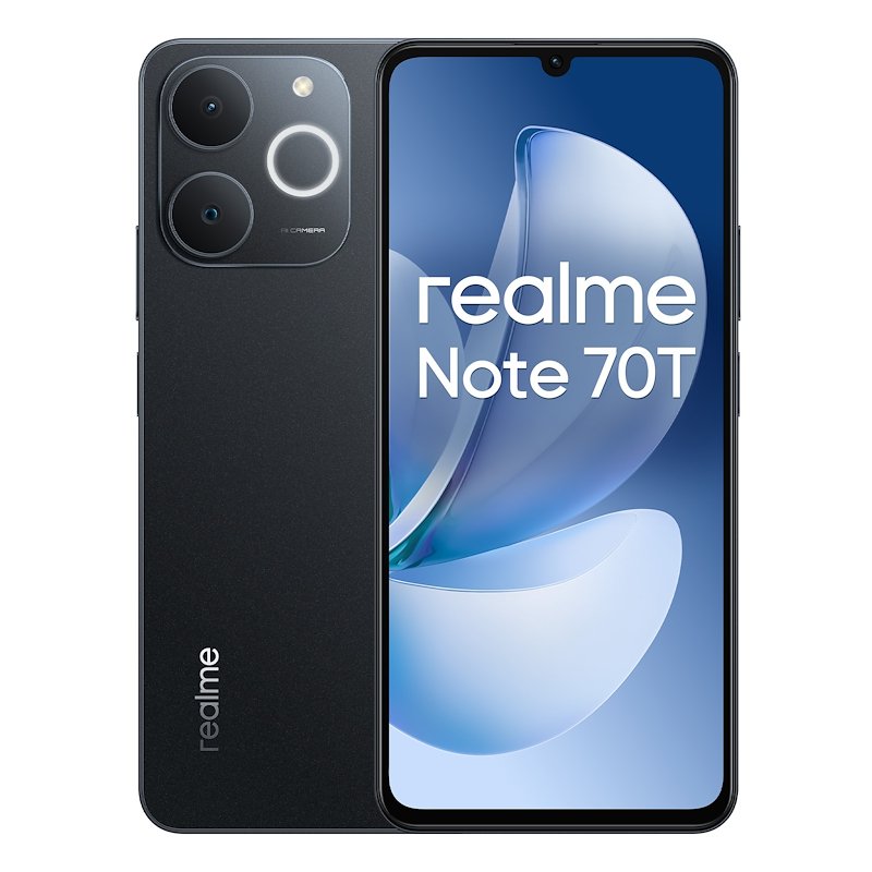 Realme Smartphone Note 70t 4/ 256GB Obsidian Black