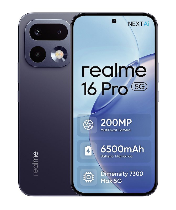 Realme Smartphone 16 Pro 5g 8/ 512GB Pebble Grey