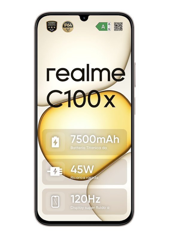 Realme Smartphone C100x 4/ 256gb Golden Coast