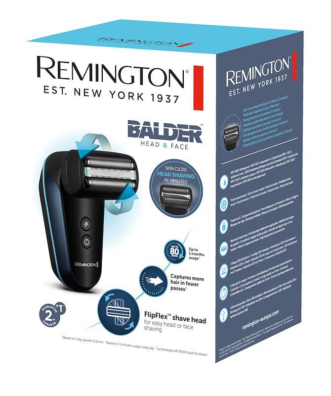 Remington BALDER Head & Face Rasoio Testa e Viso Xf8000